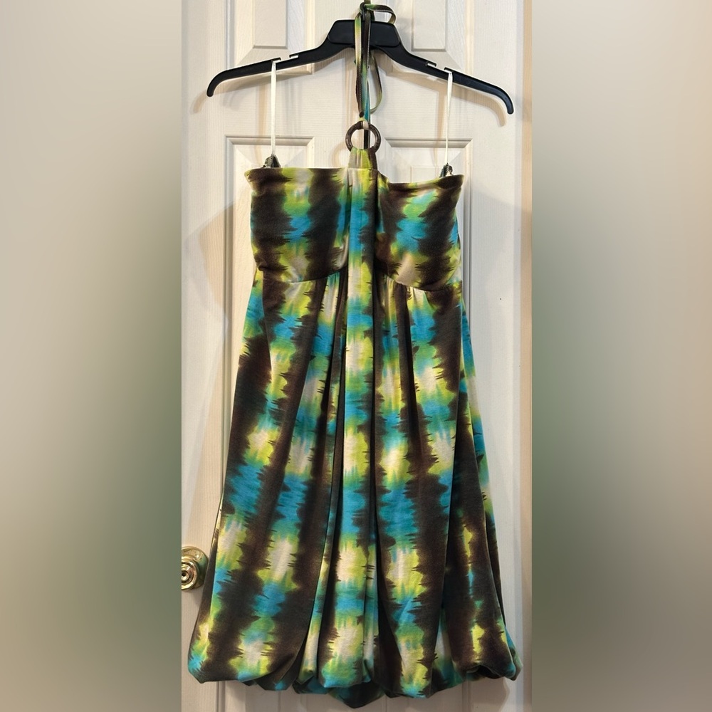 Caren Sport Mini Halter Dress, Size 2X